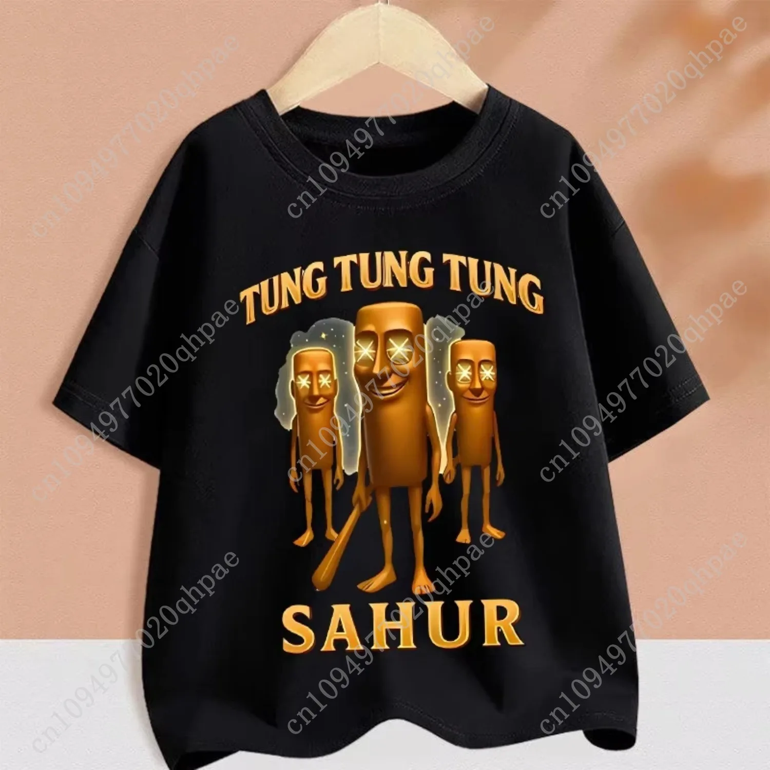 2025 enfants vêtements engraçado italiano Brainrot camiseta dessin animé gráficos casual Vintage garçons filles à manches tribunal