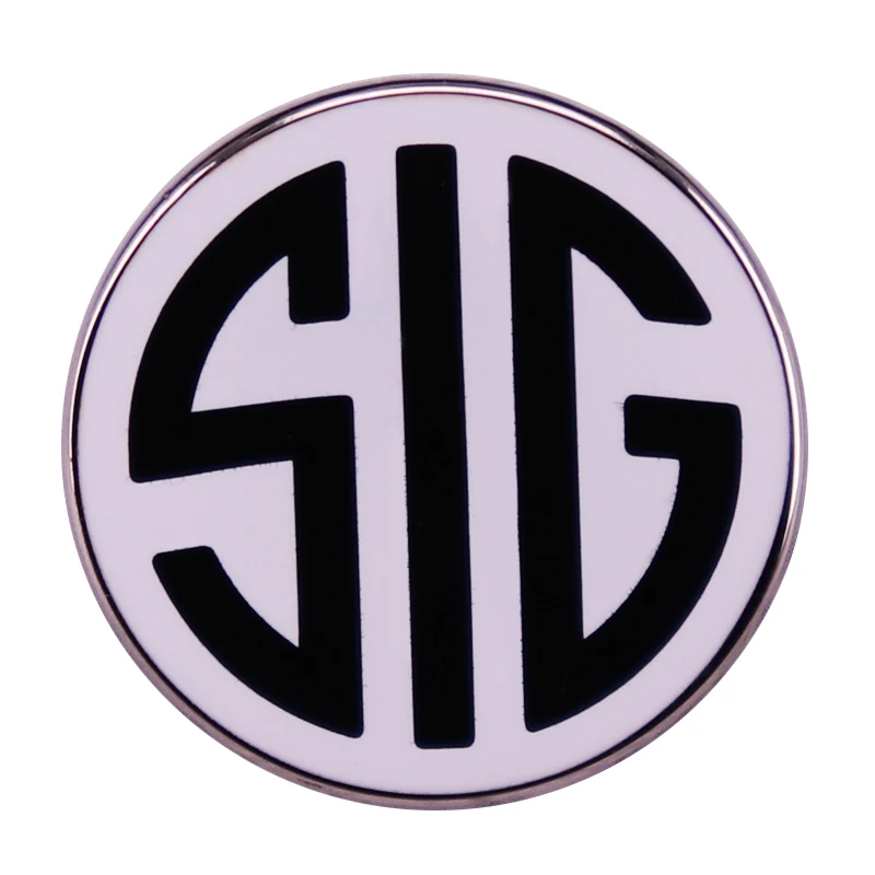 SIG SAUER Тактическая Военная эмалированная булавка для морального духа, пуговица, значок для влюбленных, украшение для рюкзака, курток, шляпы SIG SAUER Тактическая Военная эмалированная булавка для морального духа, пуговица, значок для влюбленных, украшение для рюкзака, курток, шляпы