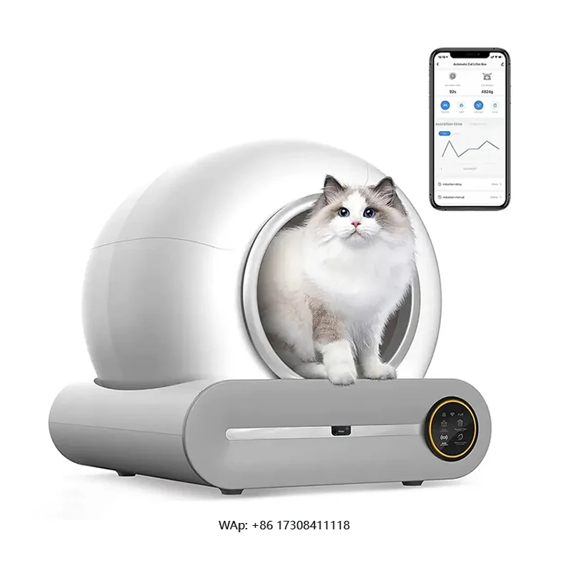 

Self-cleaning cat box APP control deodorant large capacity safety alarm automatic smart