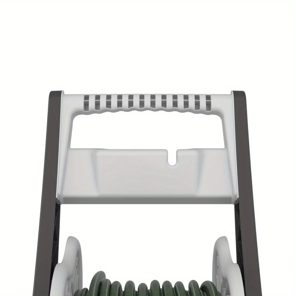 175 ft. Hose Reel Cart, Gray and Taupe, Durable in structure and easy to carry