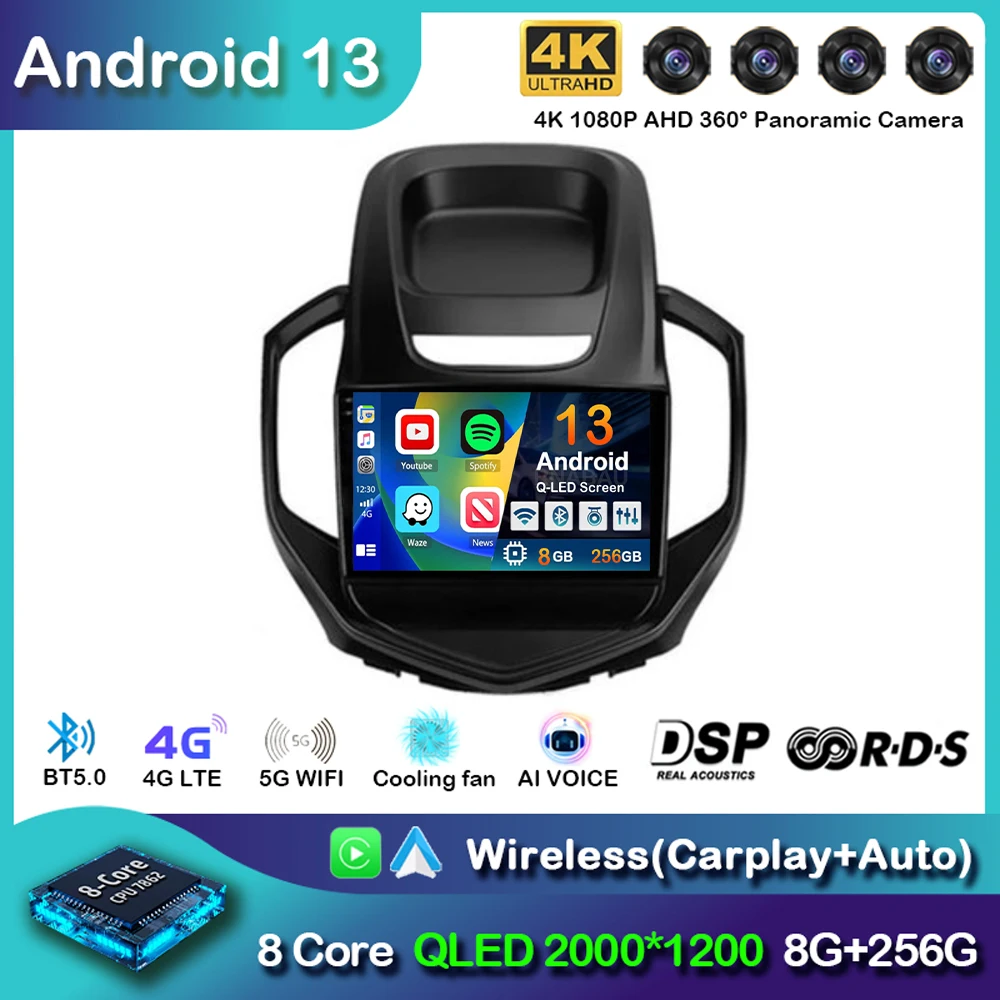 Android 13 Carplay Auto Car Radio 8 Core For Geely Jingang GC6 2016 - 2019 Multimedia Video Player Stereo Head Unit No 2 Din DVD