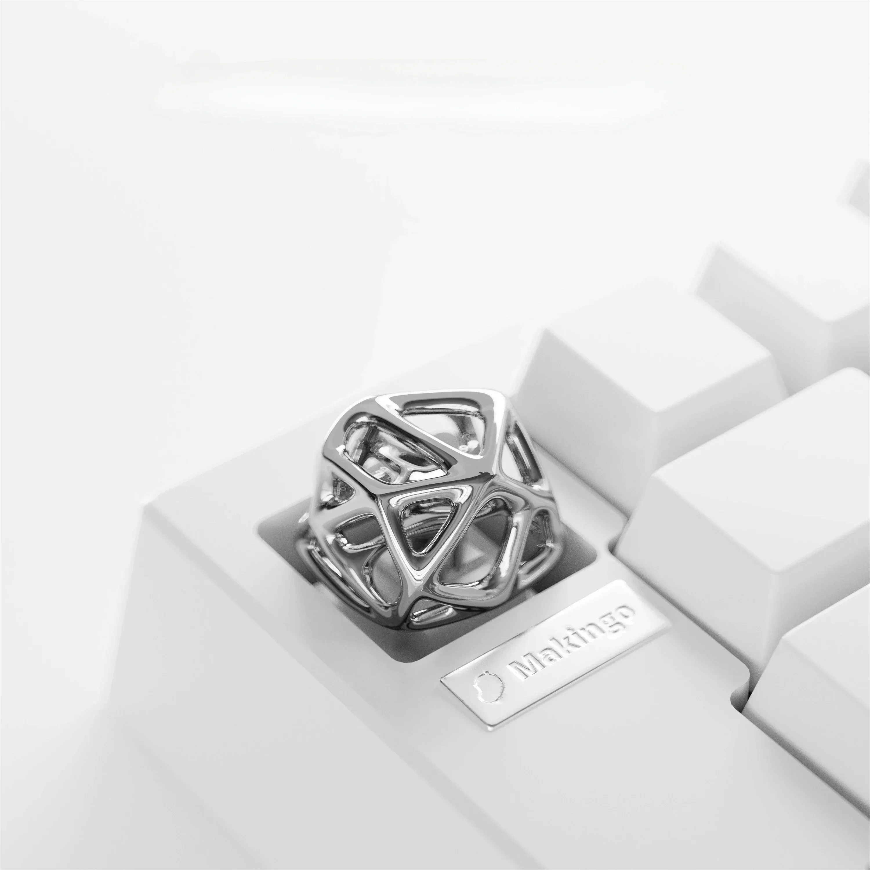 

Колпачки для клавиш Makingo Artisan, полые металлические колпачки для механических колпачков для клавиатуры, персонализированные колпачки для клавиш, аксессуары, подарок, корейский колпачок для клавиш