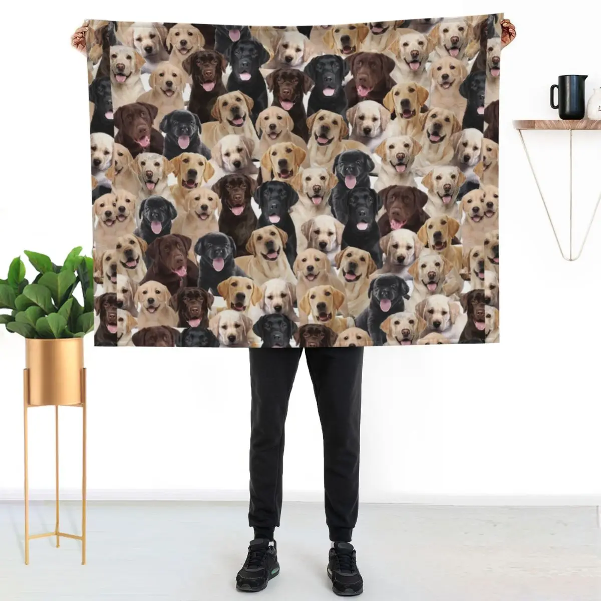

Labrador Throw Blanket Summer Cool Breathable Blanket for Sleeping