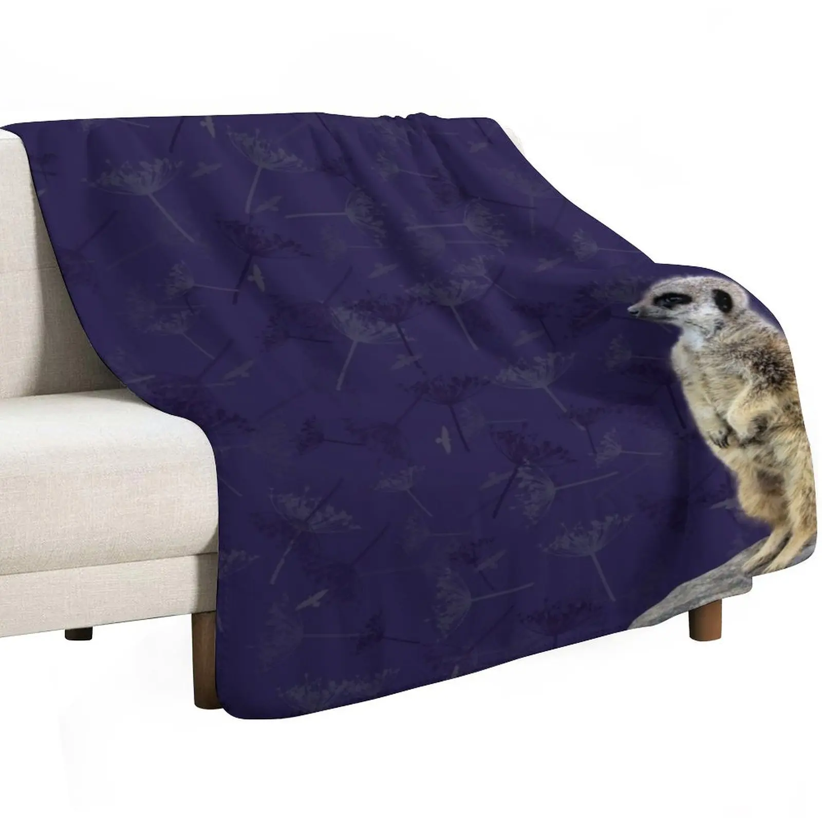 Meerkat Throw Blanket Beautifuls halloween Sofa Heavy Thin Travel Blankets