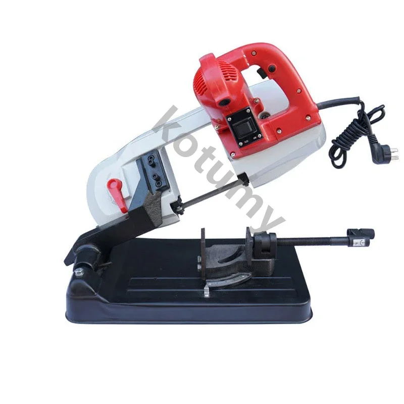 220V Metal Band Saw Machine Portable Woodworking Band Saw Machine Horizontal Cutting Electric Saw