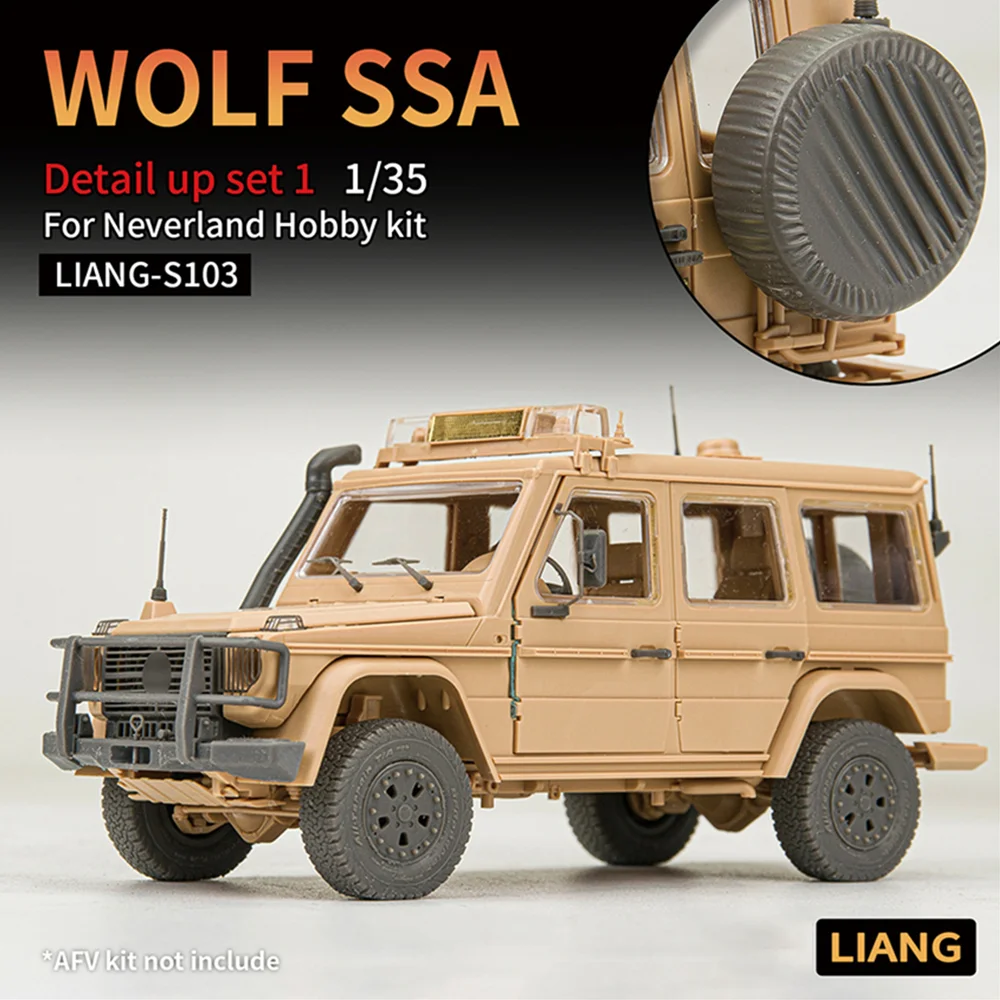 1/35 LIANG-S103/4 3D Print Kit Wolf SSA Detail Up Set Accessories