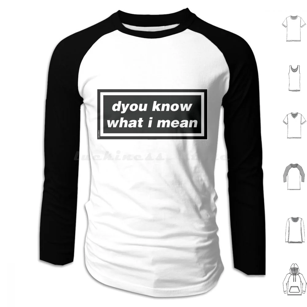 

Dyou Know What I Mean-Gallagher 90s Band Artwork Толстовка с капюшоном из хлопка с длинными рукавами Liam Gallagher Noel Gallagher Wonderwall Live