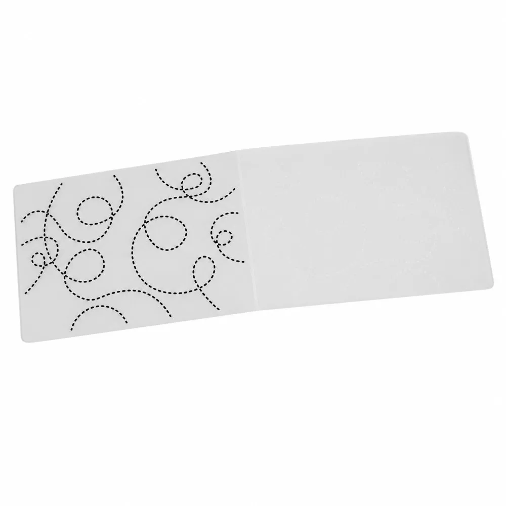 Plastic Embossing Folder Flexible Reusable Paper Embossing Mold Lightweight Durable Card Embossing Plate Handmade DIY