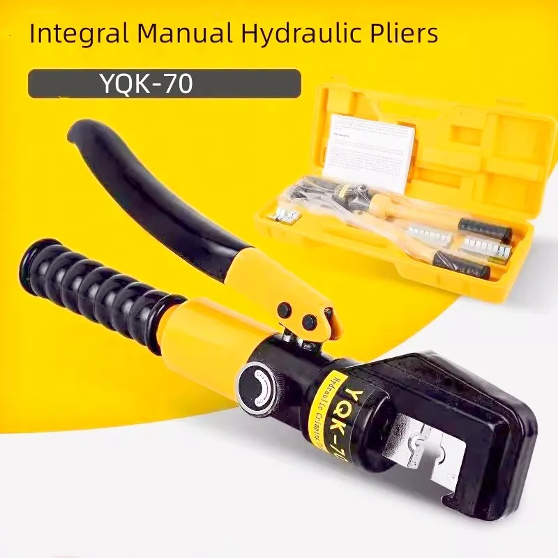 Hydraulic Crimping Tool Cable Lug Crimper Plier Hydraulic Compression Tool YQK-70 4-70mm2 Pressure 5-6T