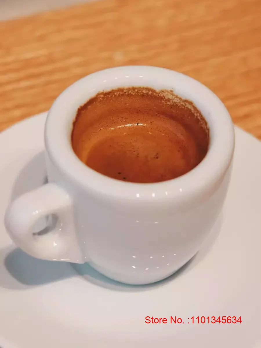 Professional Level Nuova Point Esp Espresso Cups Saucer Sets Competition Barista Used Italian  Contest 55ml Thick 9mm