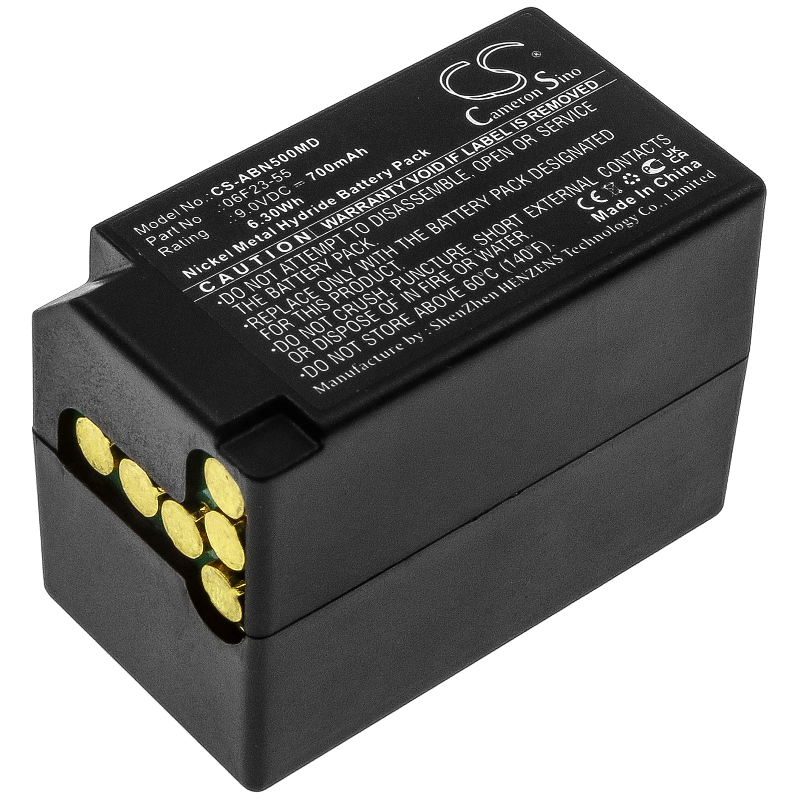 Ni-MH Medical Battery for Abbott,9.0v,700mAh,i-STAT 1,i-STAT 300-G,AN-500,06F23-55