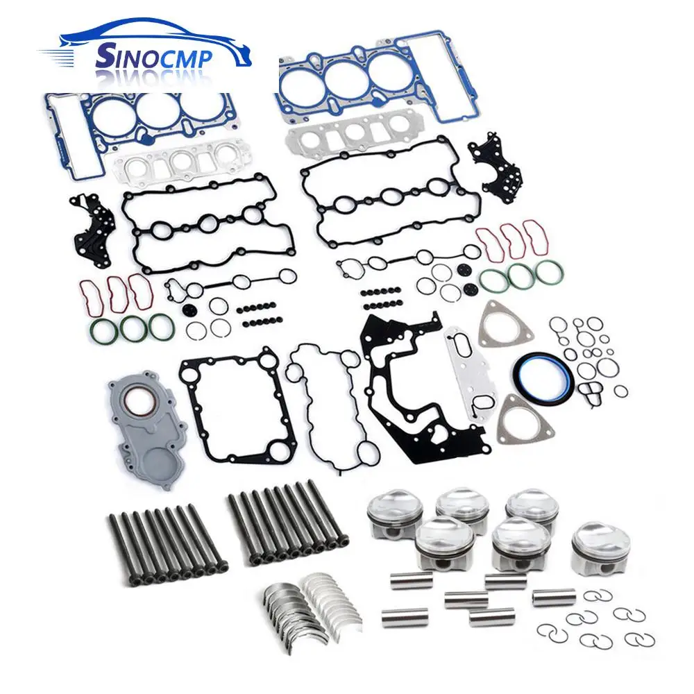 

Комплект для капитального ремонта поршней двигателя 06E103148AG 06E107065DM для Audi A5 A6 A7 A8 S4 S5 Q5 Q7 VW Touareg 3.0 TSI TFSI