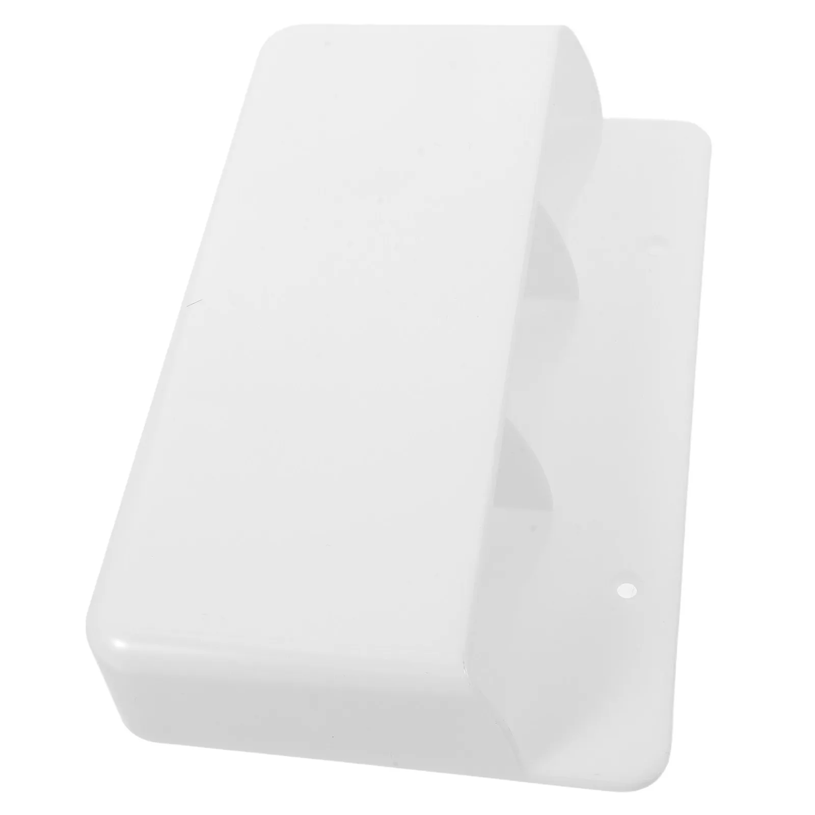 3-Grid Wall Mounted Remote Holder Adhesive Storage Box Remote Control Organizer for Air Conditioner Controllers White
