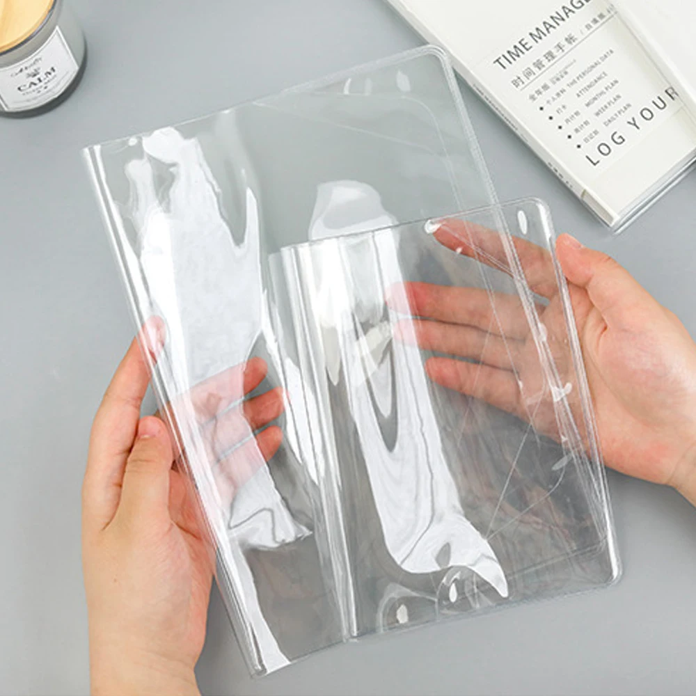 Transparent Hand Account Sleeve Scrapbook Protector Handbook Protective Film Notebooks Cover Book Cover PVC Reusable Waterproof