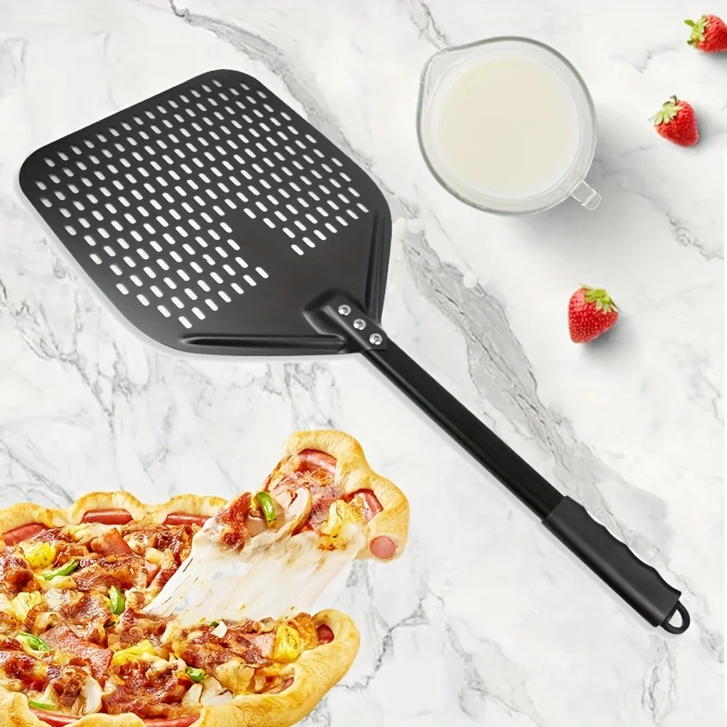 

1pc, Aluminum Pizza Peel, Multi-Functional Cake/Pizza Spatula, Pizza Shovel, With Ergonomic Handle, Lightweight, Tool For Bakin