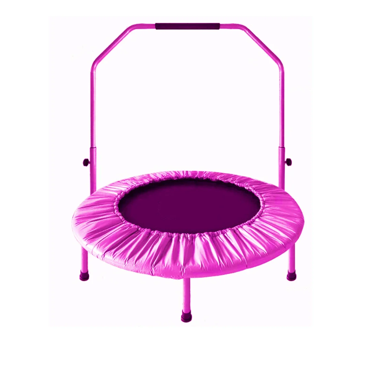 

Gym Home Gymnastics Body Building Fitness Mini Folding Trampoline Indoor with Handle For Sale 101cm Customized Cheap