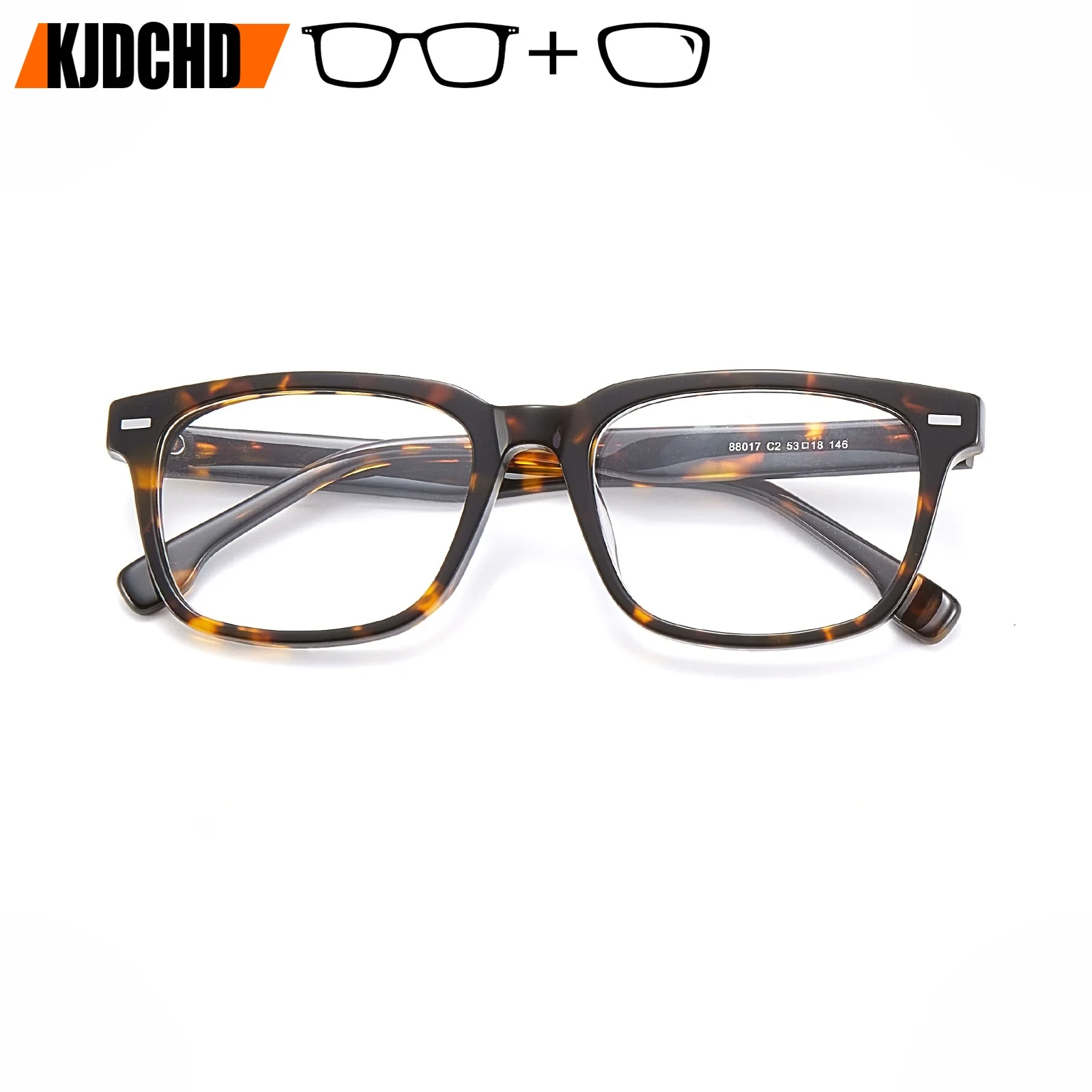 

KJDCHD маленькие размеры стильные ацетатные очки по рецепту для мужчин и женщин популярные квадратные фотохромные оптические очки с защитой от синего света