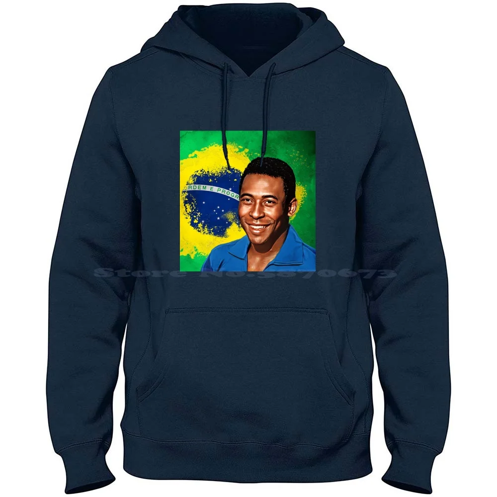 A Legend1 100% Cotton Hoodie T Shirt Death Skills Brazil Brasil Legend Tribute Best Goals Highlights What Legends Say About