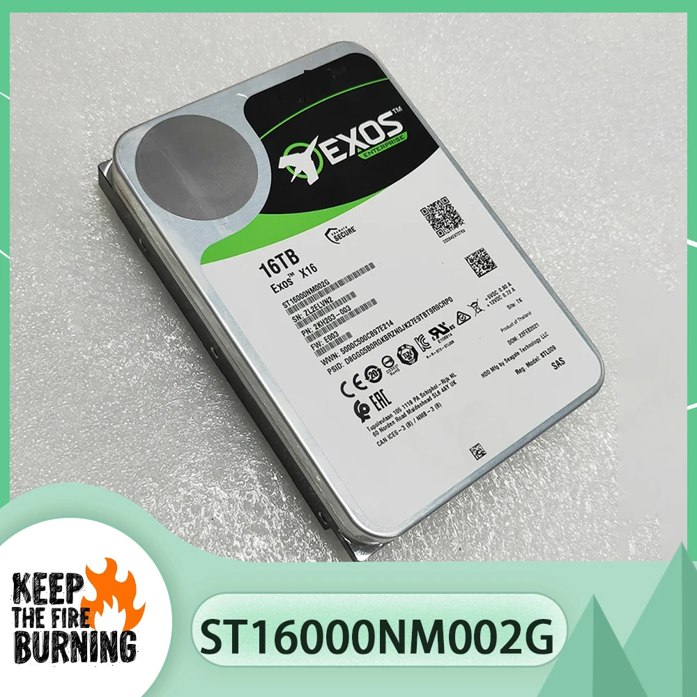 For Seagate HDD ST16000NM002G 16TB 16T 3.5