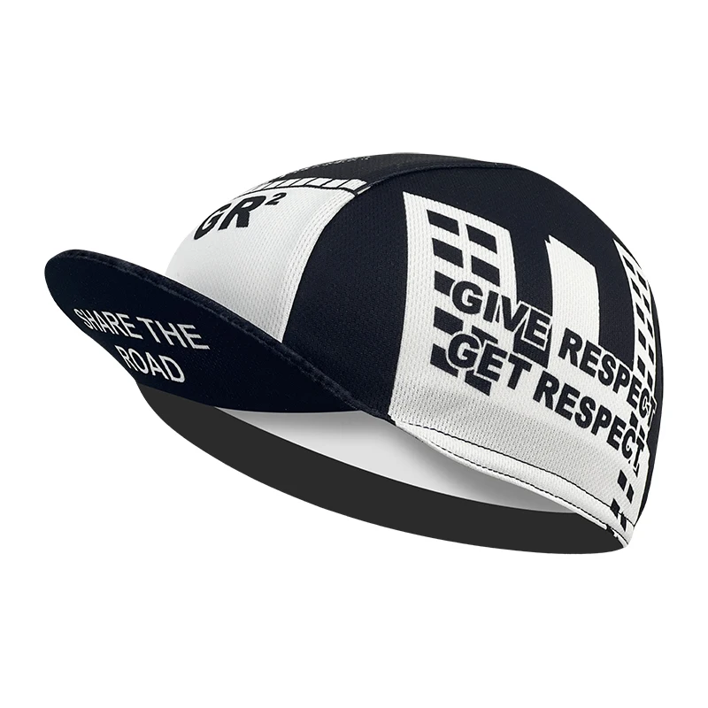 

Classic cycling cap, polyester material sweat-absorbing, popular simple black and white