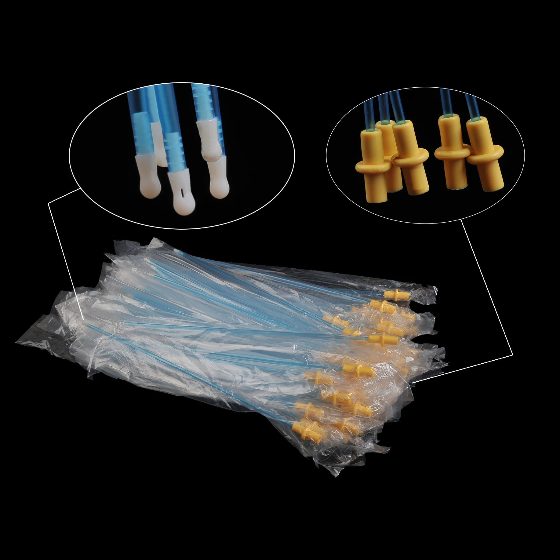 Pet Dog Disposable Artificial Insemination Catheters Rods Breeding Tubes Soft Rubber 20cm30cm40cm  Canine Semen Catheter For Dog