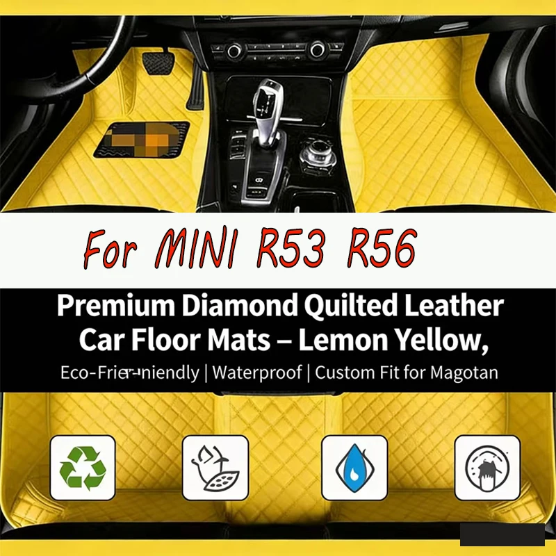 

Custom Car Floor Mats for MINI R53 R56 4 Seat 2004-2013 F55 F56 2 Doors 4Doors PACEMAN R61 Interior Accessories
