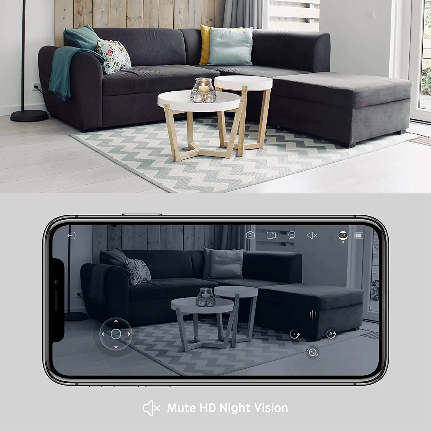 Enabot-Robot inteligente EBO AIR/SECatpal para seguridad del hogar, cámara inalámbrica de 1080P para mascotas, autocarga, visión nocturna, bebé y anciano