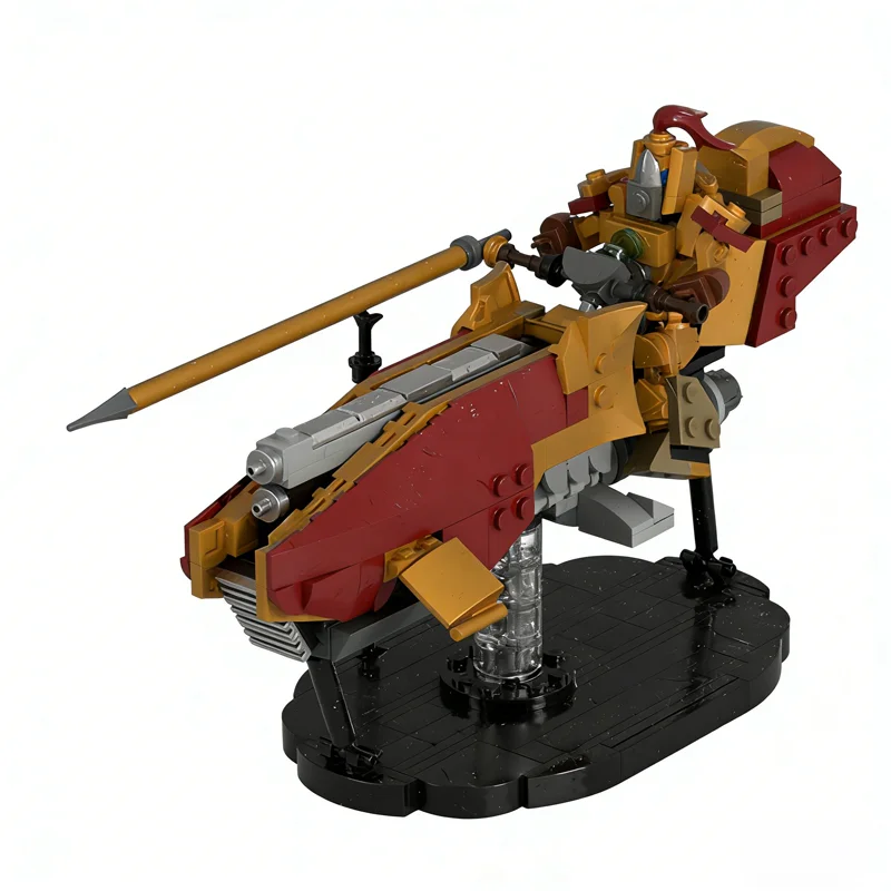 407pcs MOC Custodian Agamatus Gyrfalcon Pattern Icons Model Building Blocks Toy Construction Christmas Gift Idea Education