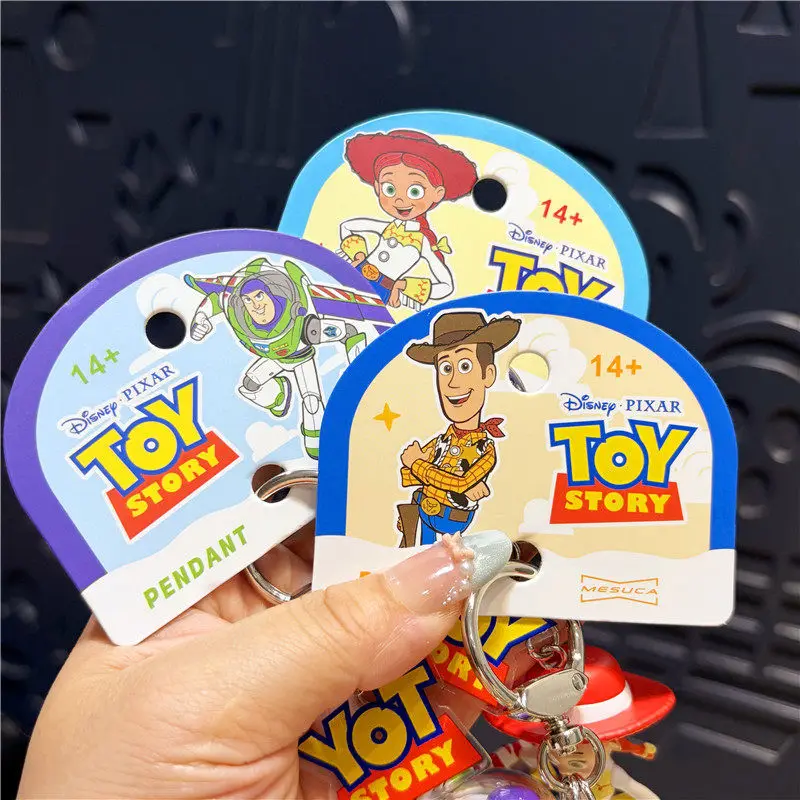 Pixar Toy Story Buzz Lightyear Woody Figur Schlüsselanhänger Taschenanhänger Taschencharme Paar-Geschenk für Rucksack-Dekoration Auf Lager – Detail 16