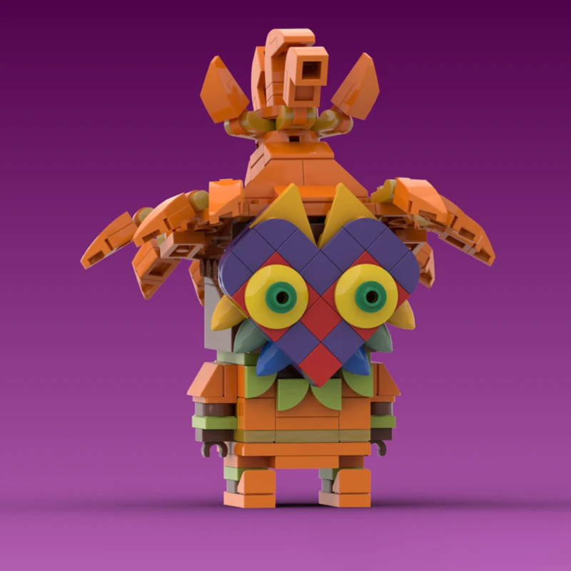 BuildMoc Tears of the Kingdom Skull Kid For Zelda Building Blocks Classic Game Anime Role Model DIY Toys Birthday Christmas Gift