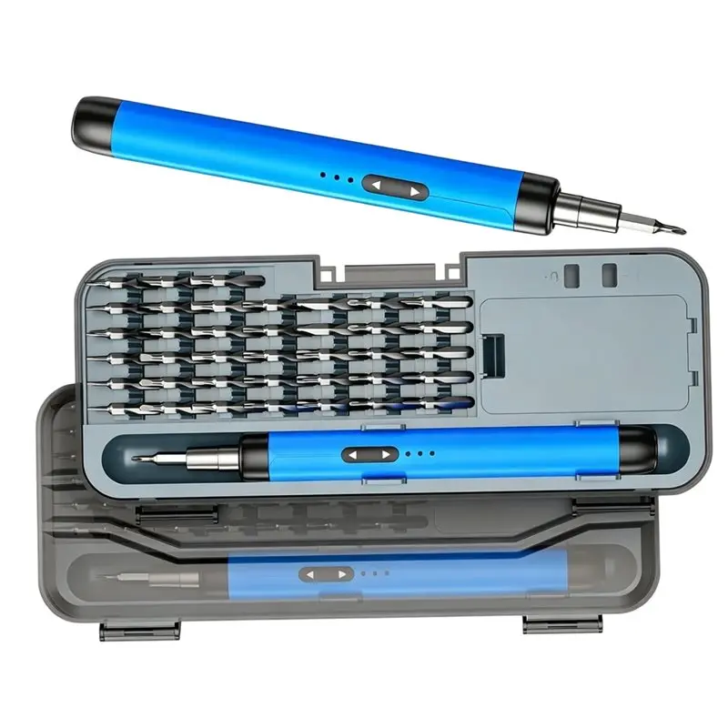 Mini Power Screwdriver Cordless Electric Screwdriver,46 In 1 With Magnetic Bits And LED Light