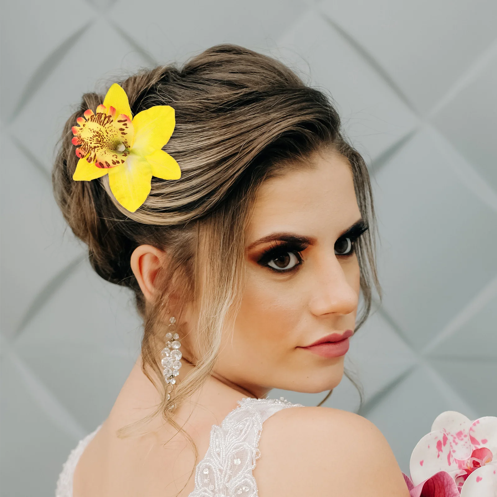 

14pcs Flower Hair Clip Small Artificial Floral Barrettes For Women Bohemian Style Beach Hairpins Holiday Tropical Accessories