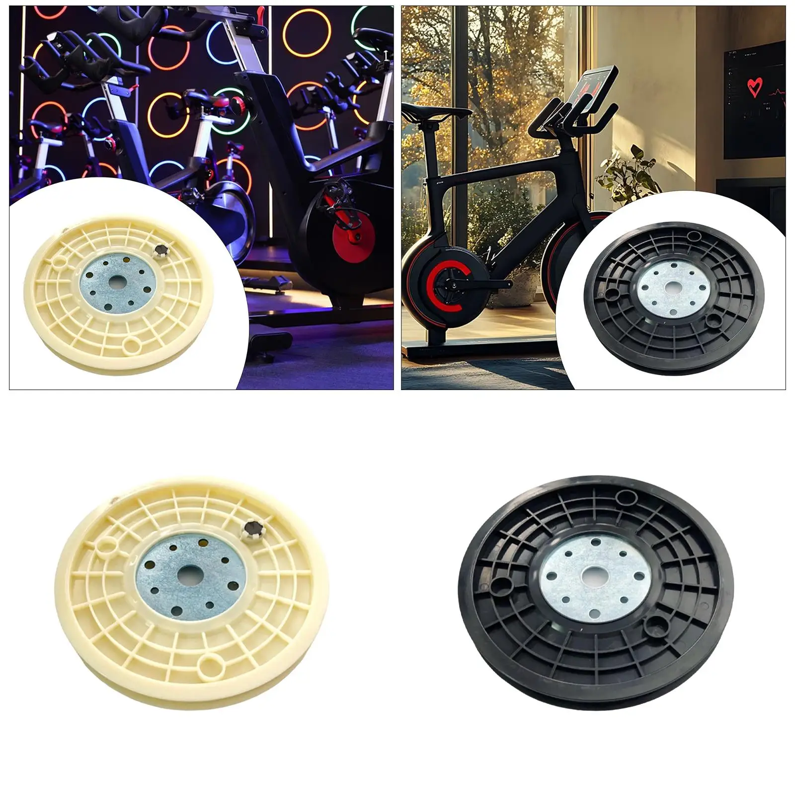 Stationary Bike Belt Disc Repair Component for Fitness Equipment