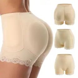 Sexy Padded Fake Butt Lifter Lace Corrective Fake Butt Panties Fake Push Up Hip Shapewear Underwear Women Panties Yoga Shorts