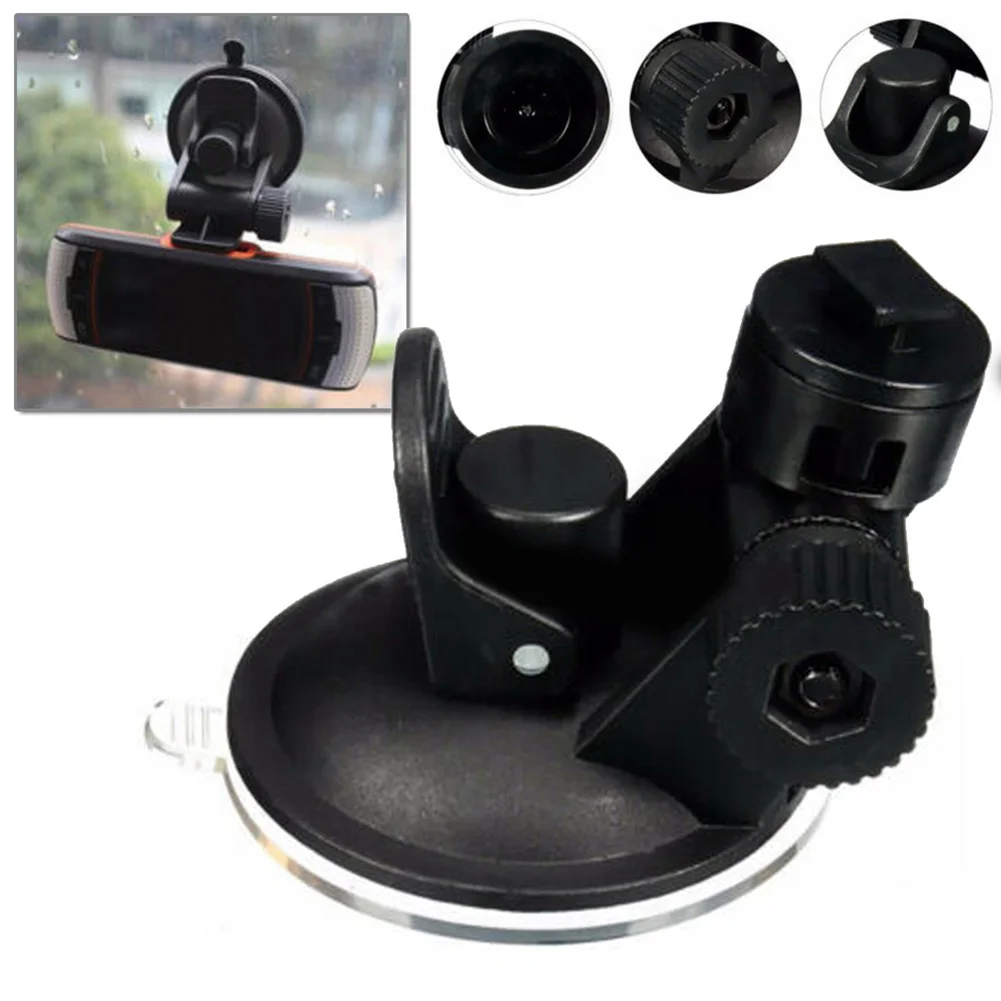 Interior Car Camera Stand Mount Recorder Suction Cup T-type ABS Accessories Bracket Driving Electronics Holder