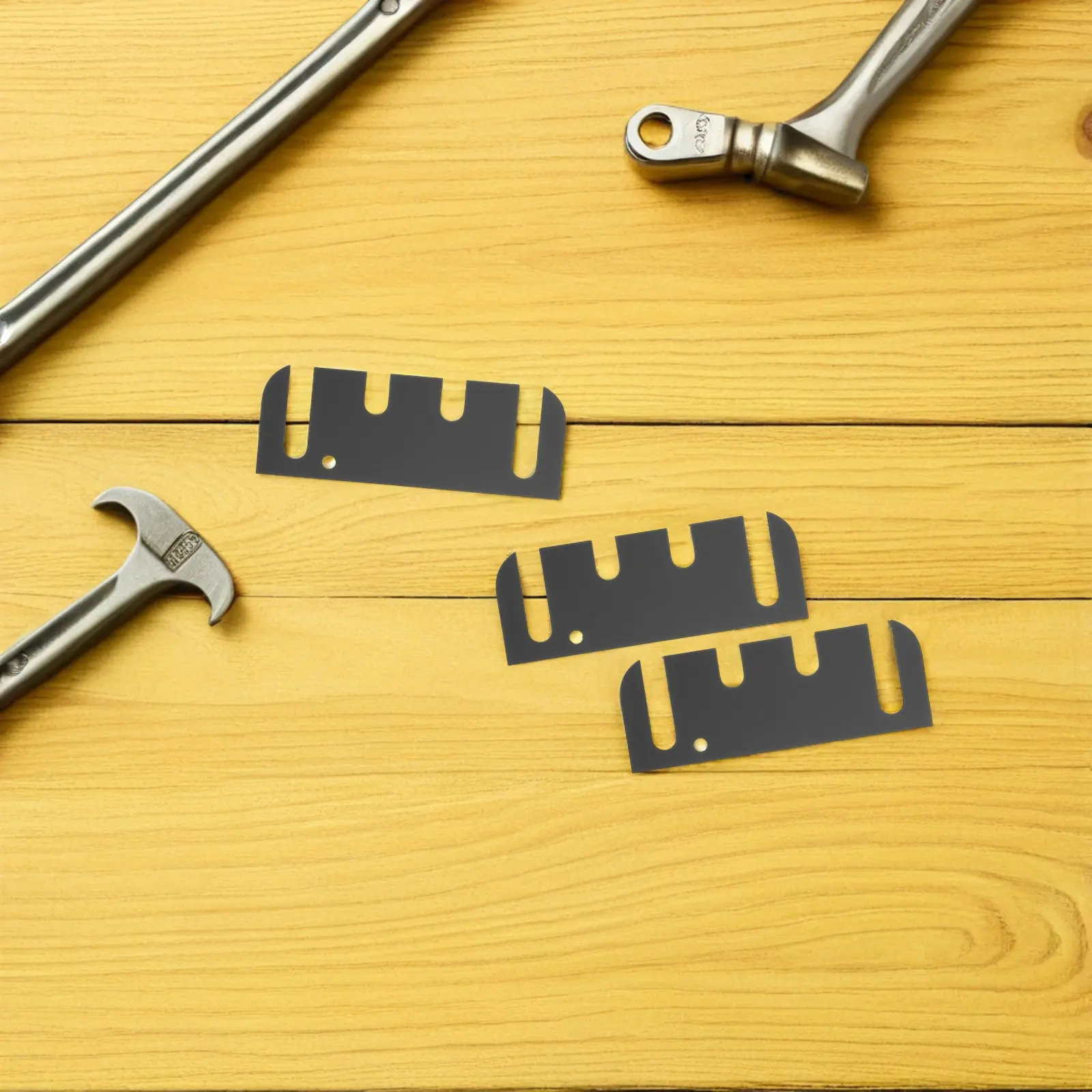 10Pcs Door Hinge Shims Metal Spacer Pads Stainless Steel for Interior Cabinet Door Gap Filling Noise Reduction Repair Parts