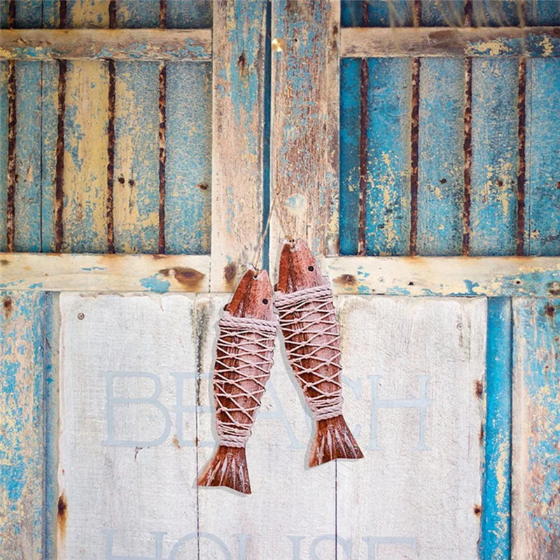 A44F-Papan Dekoratif Kayu Gantung Bertema Pantai dan Plakat Mini Dekorasi Rumah Dekorasi Rumah Musim Panas