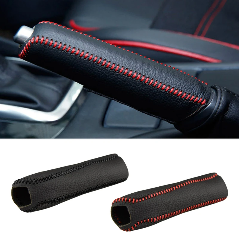 Car Leather Gears Handbrake Cover for Chevrolet captiva CRUZE Spark Onix Volt Aveo Sonic