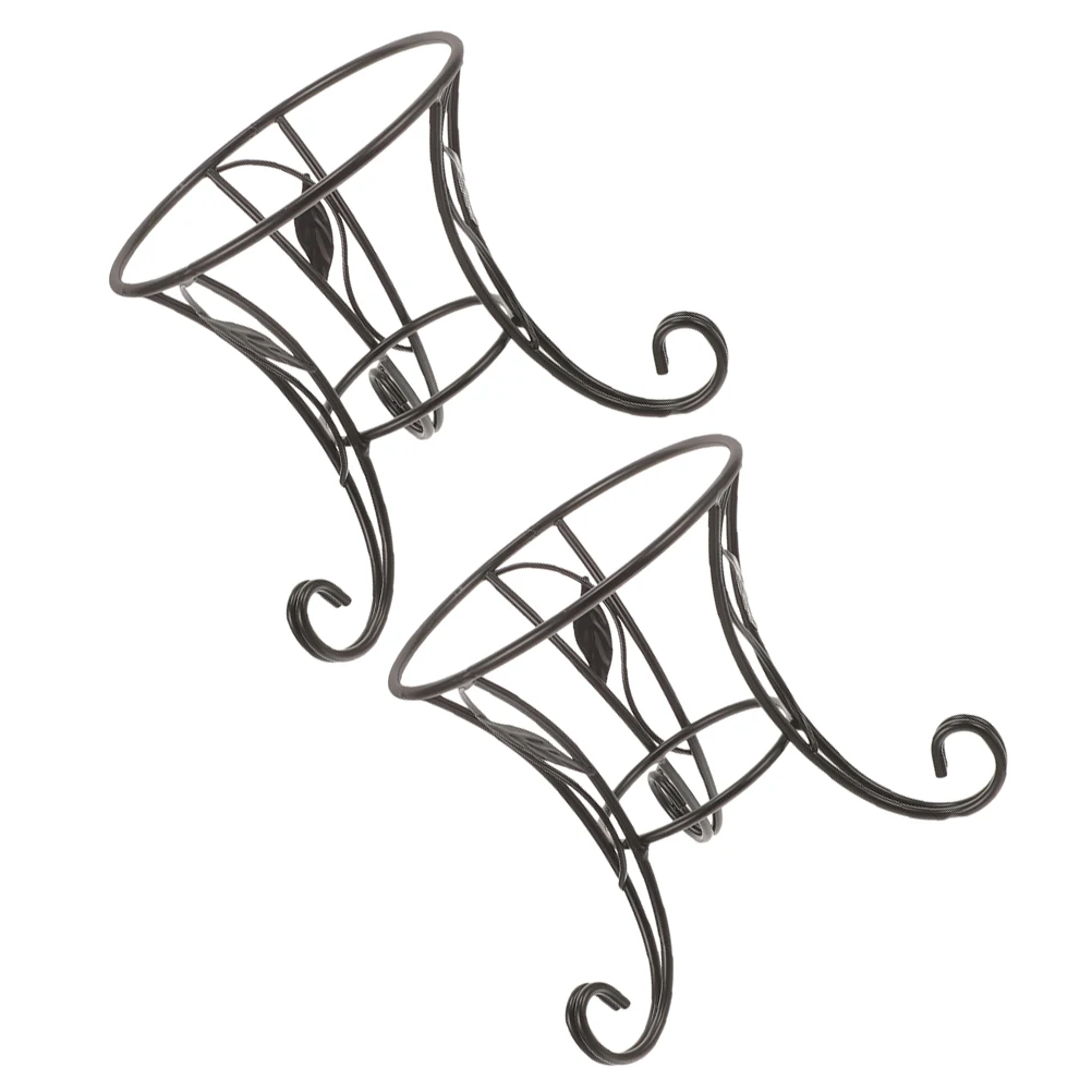 

2Pcs Metal Gazing Ball Stand European Style Reflective Sphere Holder Outdoor Garden Decorative Crystal Ball Display Support