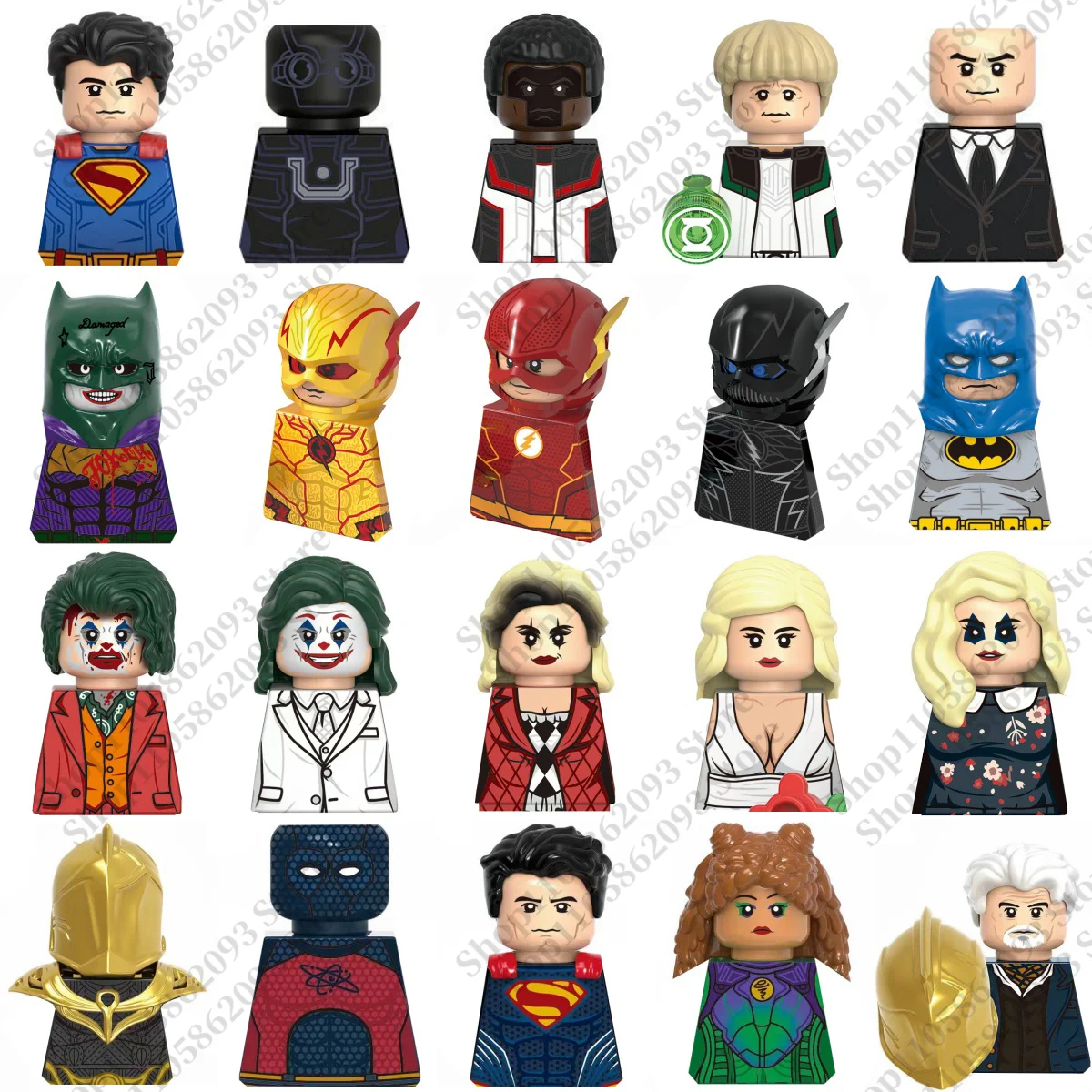 New Superhero brick toys Suitable for collection Assembled toys DC Heroic character model building blocks party gifts
