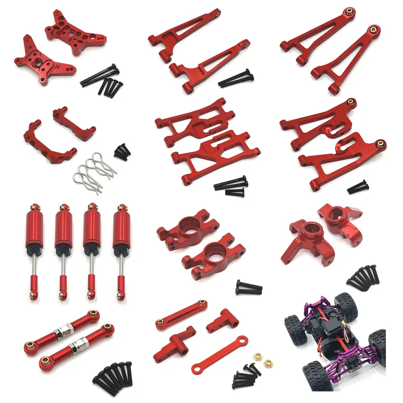 Used For MJX 1/14 14209 14210 RC Car Parts Metal Upgrade And Modification Vulnerable Parts Set