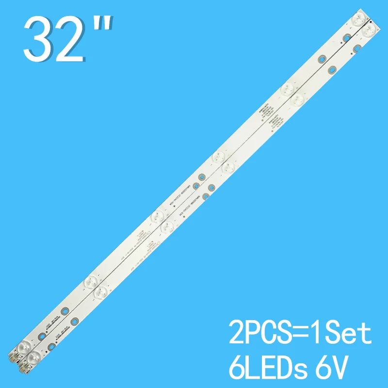 Barra de retroiluminación LED 32V7 32F4X 32D18 XMNJ32D06-ZC22AG-03 XMNJ32D06-ZC22AG-03A XMNJ32D06-ZC22AG-03E 303XM 320032 E OY32D06-ZC22AG-03