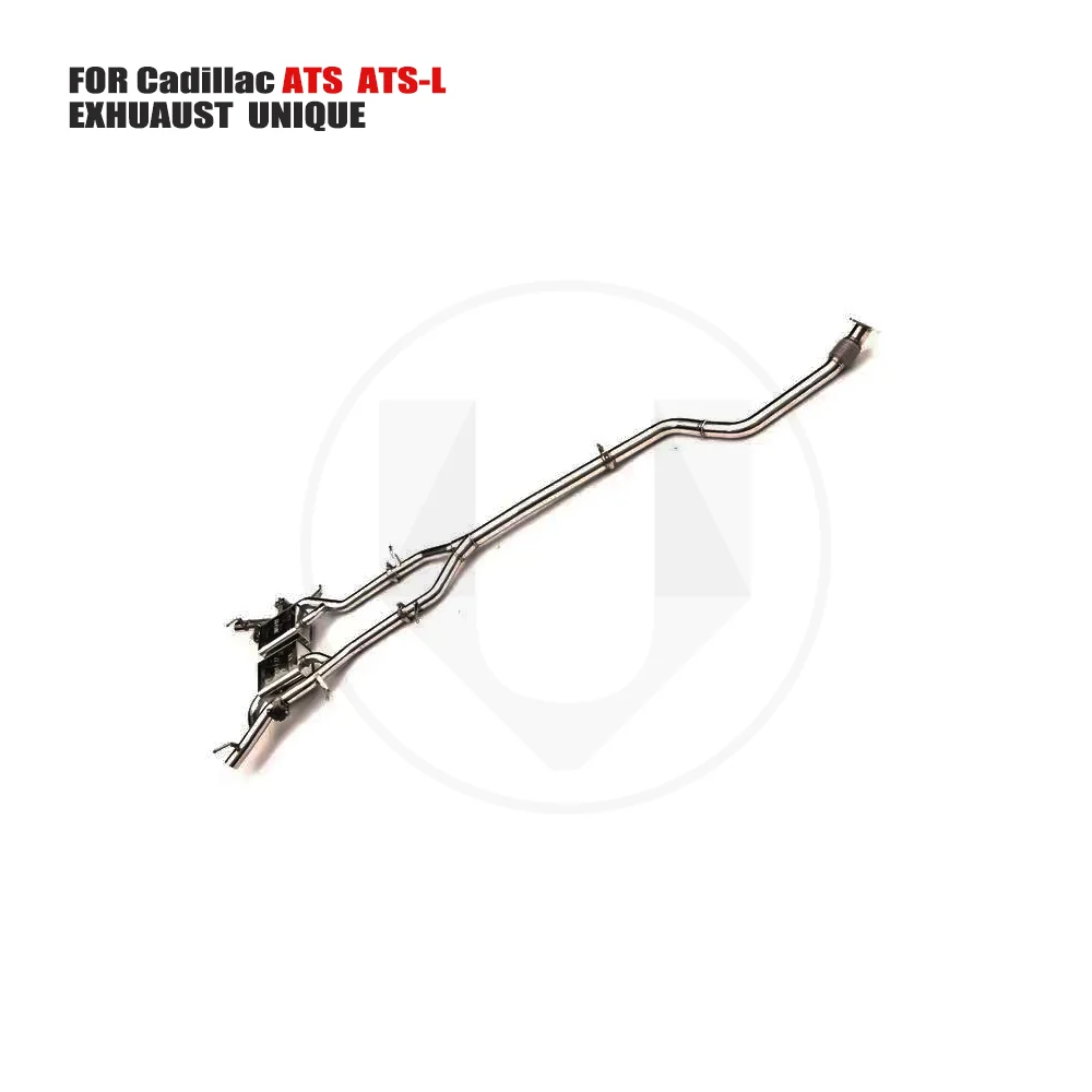 UNIQUE Titanium Alloy Exhaust Manifold Downpipe Is Suitable For Cadillac ATS  ATS-L 2.0T Auto Modification Electronic Valve