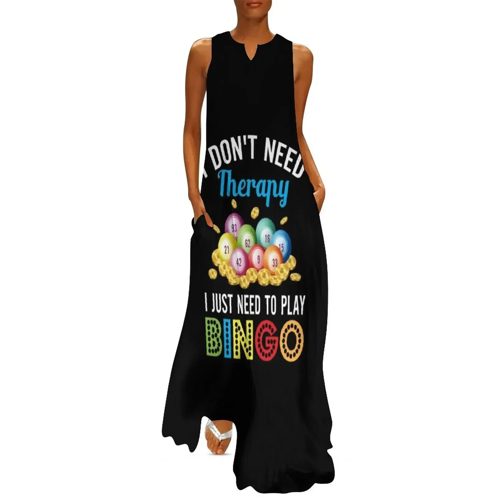 

I Just Need To Play Bingo Long Dress Elegant gown elegant chic wedding evening dresses Long dress woman long sleeve dress