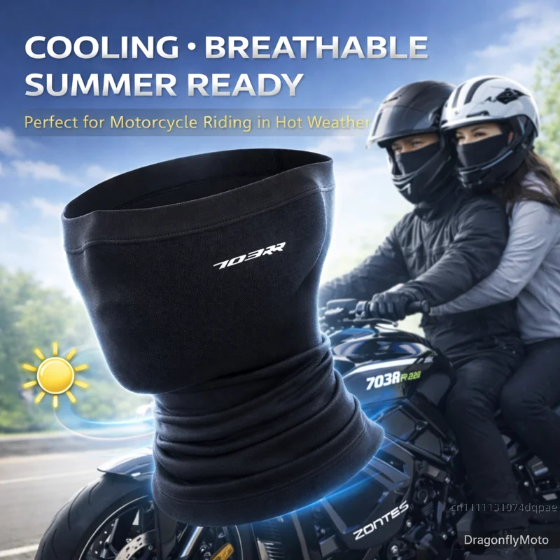 

Для мотоциклов ZONTES 703RR 703 RR 2025 2024: летняя охлаждающая дышащая маска для лица, бафф, балаклава с индивидуальным логотипом