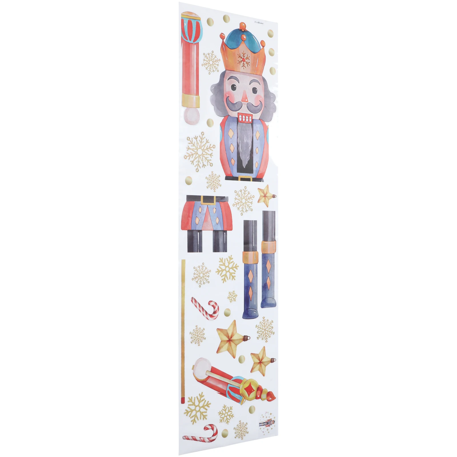 

Nutcracker Stickers Christmas Wall Decals Door Decorations Decorate Pvc Glass Holiday Dcor Nutcrackers