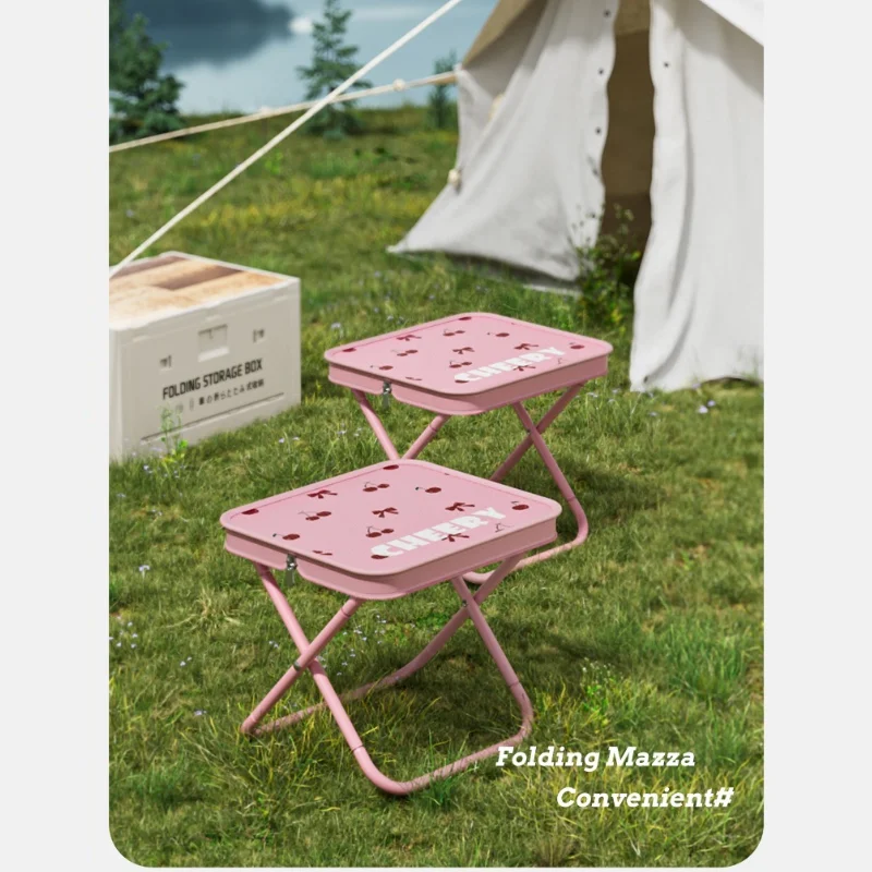 

Маленький складной стул Ma Zha для улицы, стул для кемпинга, парковый стул для пикника, стул для рыбалки, портативный маленький складной стул с скамейкой