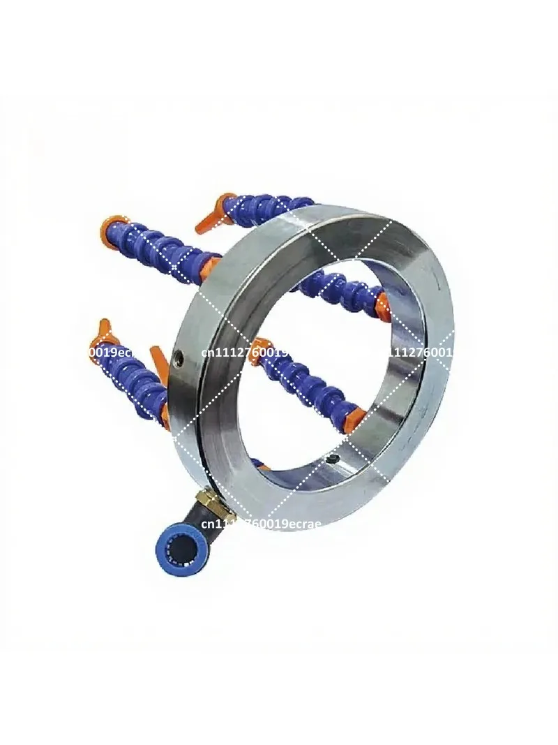 Adjustable Spindle Cooling Ring with Nozzle 100mm 125mm Cutter Cooler for CNC Router Engraving Drilling Milling
