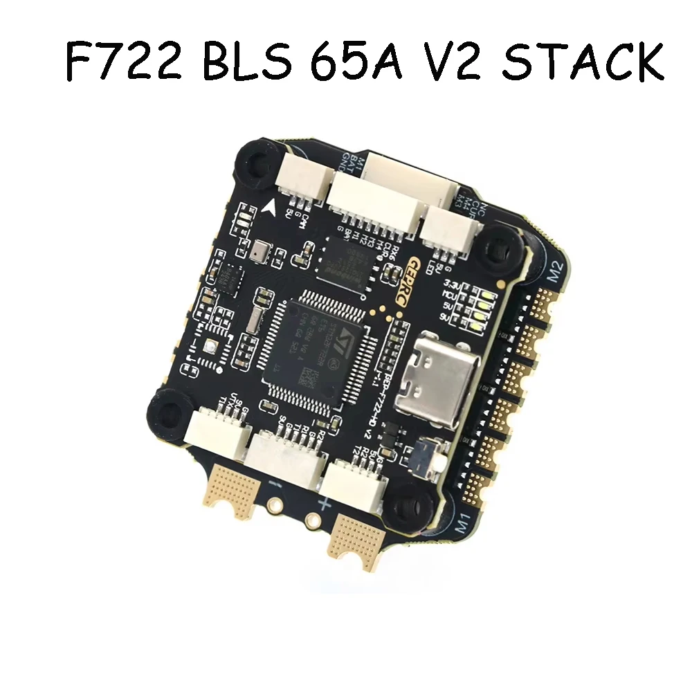 

GEPRC TAKER GEP-F722-BT-HD V2 FC & BLS 8S 65A 4IN1 ESC F722 BT 8Bit 65A Stack