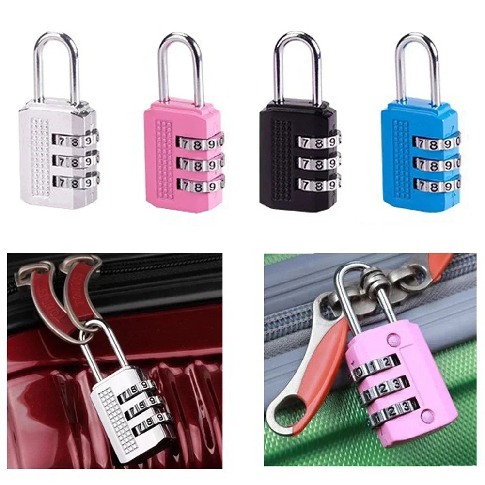 Durable And Practical Cabinet Locker Lock Combination Lock 3 Digit Combination Padlock Gym Lock Password Lock Security Lock